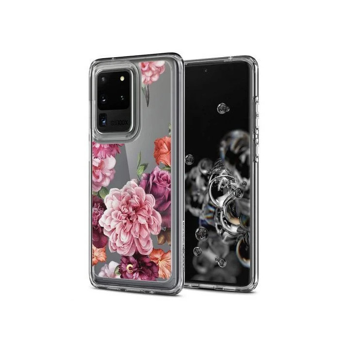 ETUI SPIGEN CIEL SAM GALAXY S20 ULTRA ROSE FLORAL