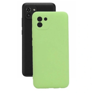 CASE SILICON SAM GALAXY A03 GREEN