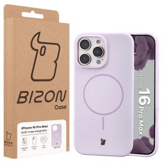 CASE BIZON SOFT MAGNETIC IPHONE 16 PRO MAX PURPLE
