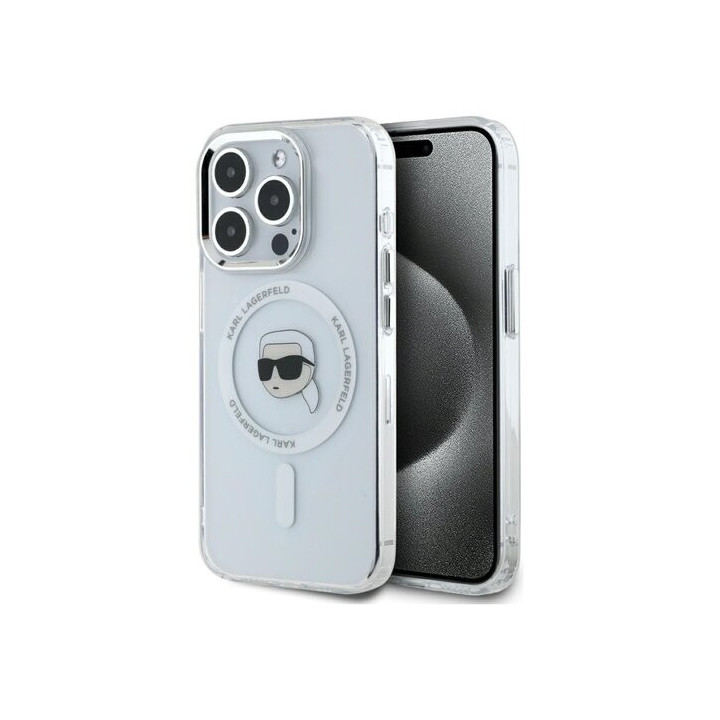KARL HEAD KARL METAL MAG IPHONE 16 PRO CLEAR