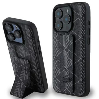 CASE LACOSTE GRIP STAND MONO IPHONE 16 PRO BLACK