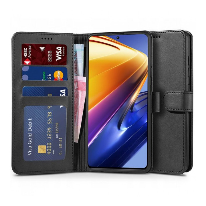 FLIP TECH WALLET XIAOMI POCO F4 5G BLACK