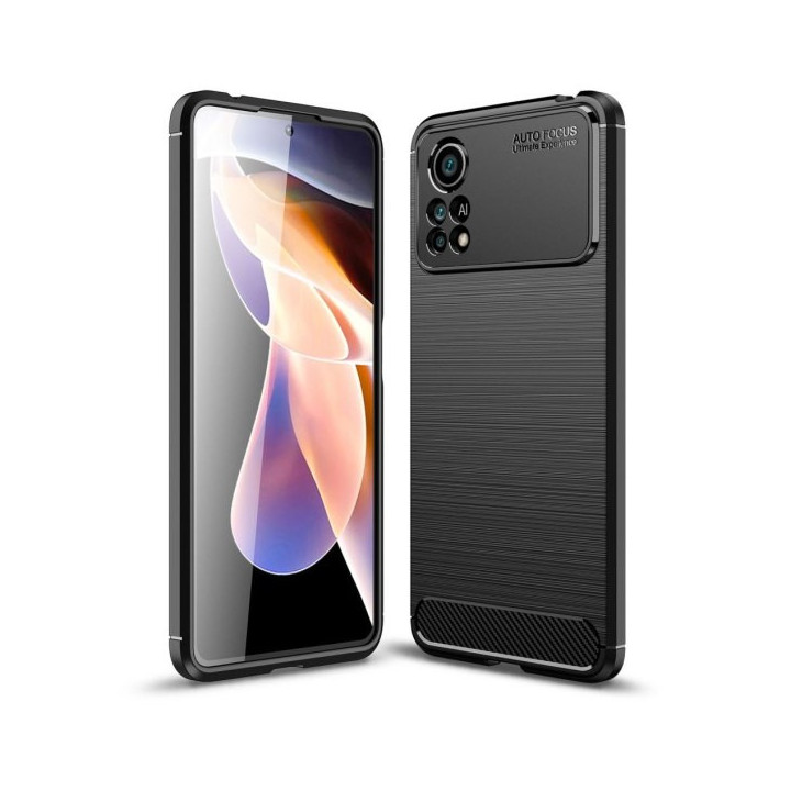 CASE TECH CARBON XIAOMI POCO X4 PRO 5G BLACK