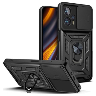 CASE TECH CAMSHIELD POCO X4 GT BLACK
