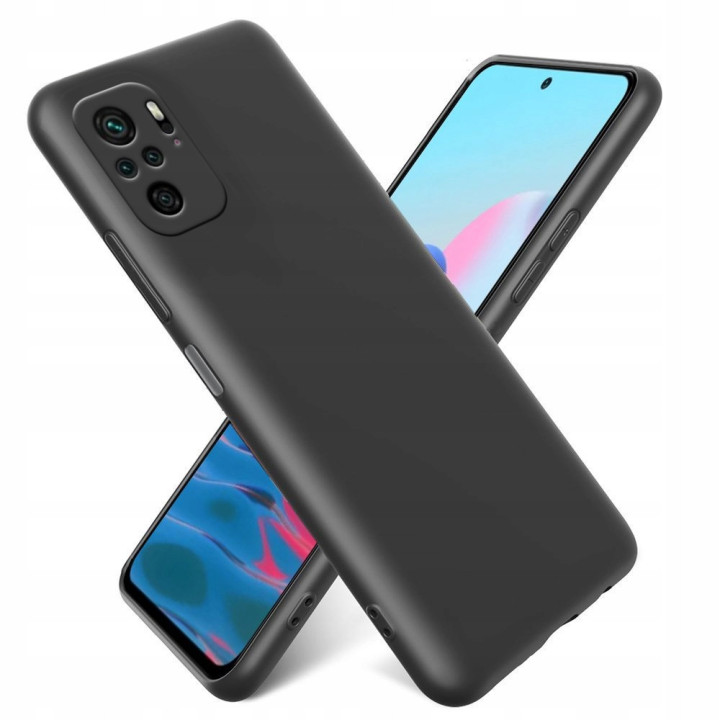 CASE SILICON XIAOMI REDMI NOTE 10/10S BLACK