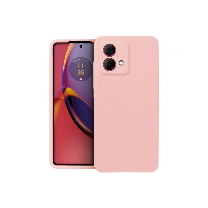 CASE SILICON MOTO G84 PINK