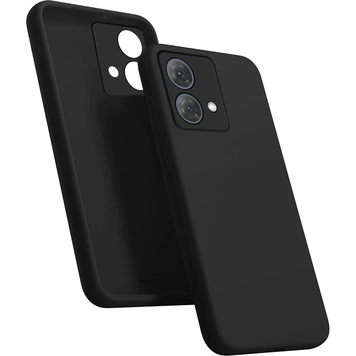 CASE SILICON MOTO G84 BLACK