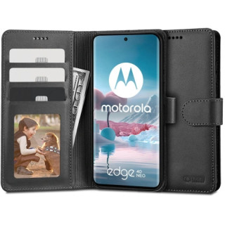 FLIP TECH WALLET MOTO EDGE 40 NEO BLACK