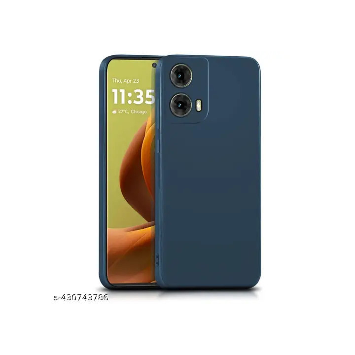 CASE SILICON MOTO G85 BLUE