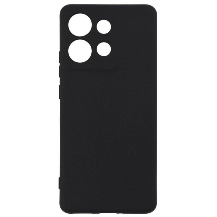 CASE SILICON MOTO G75 BLACK