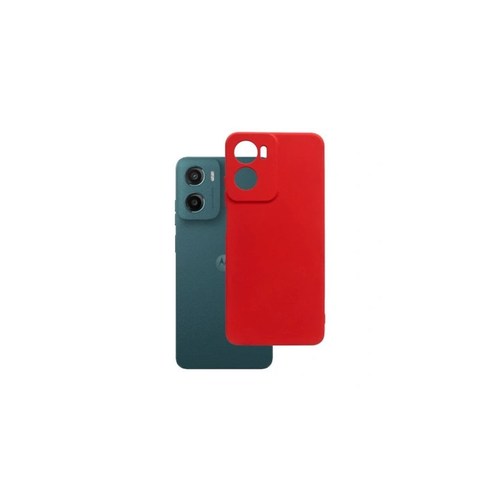 CASE SILICON MOTO E15 G05 RED