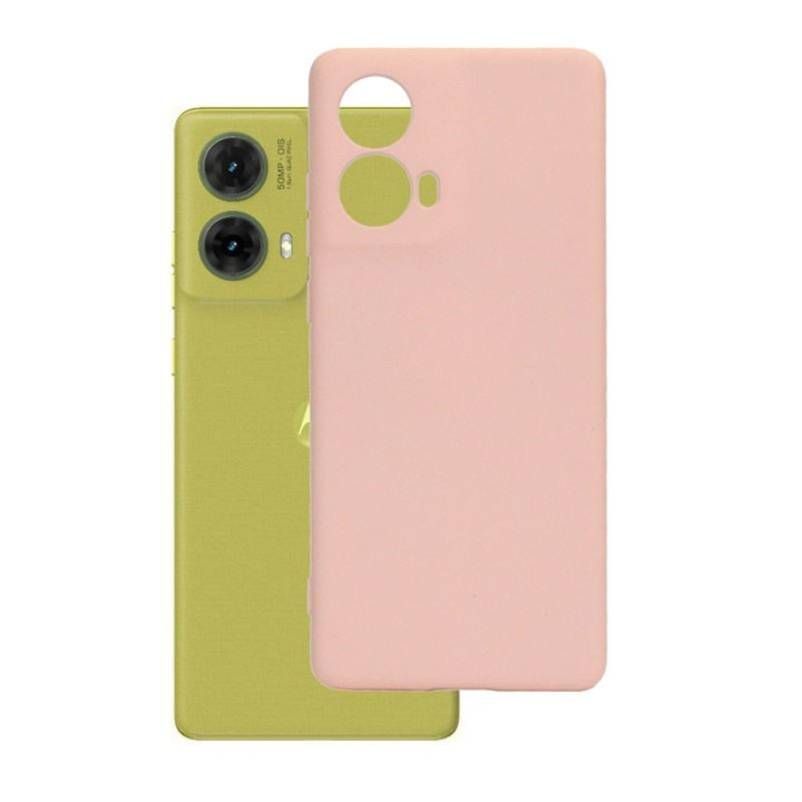 CASE SILICON MOTO G85 PINK