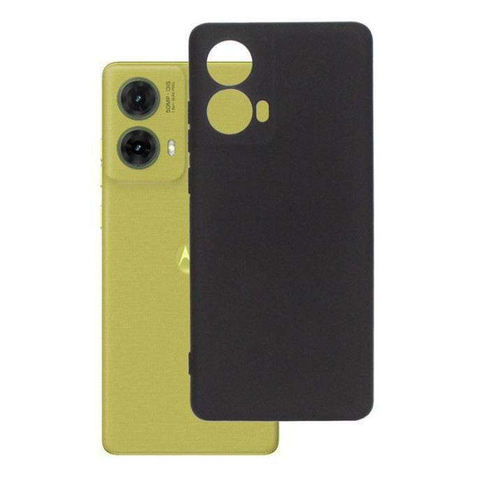 CASE SILICON MOTO G85 BLACK