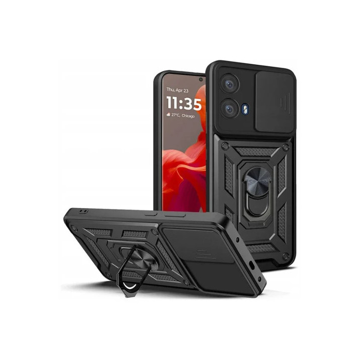 CASE TECH CAMSHIELD MOTO G85 BLACK