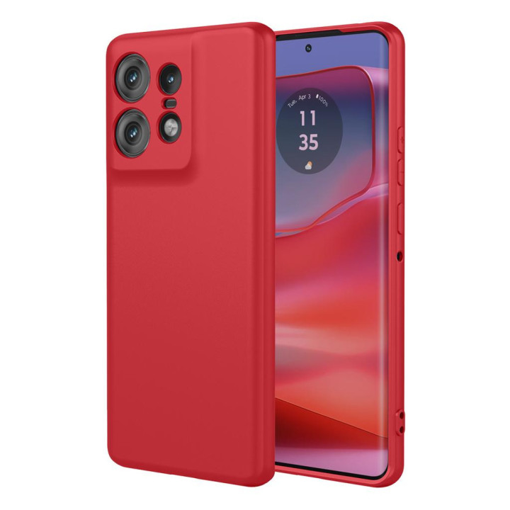CASE SILICON MOTO EDGE 50 FUSION RED