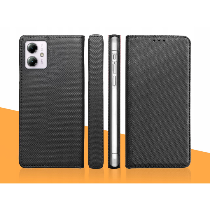 FLIP BOOK MOTO G14 BLACK