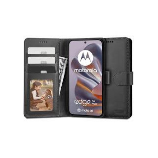 FLIP TECH WALLET MOTO EGDE 50 NEO 60 NEO BLACK