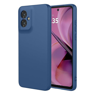 CASE SILICON MOTO G55 BLUE