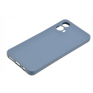 CASE SILICON MOTO G34 BLUE