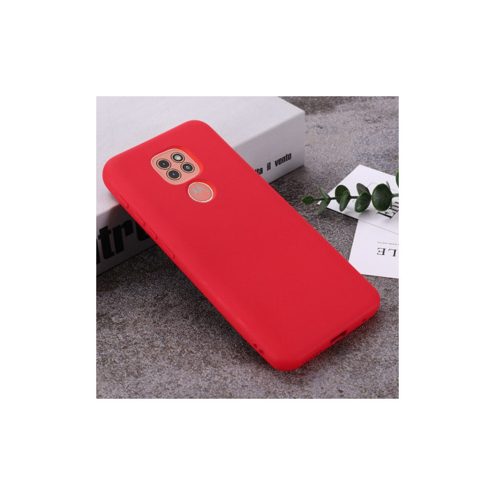 CASE MATT MOTO G9 PLAY/G9/E7 PLUS RED