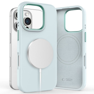 CASE TECH SILICON MAGSAFE IPHONE 16 PRO SKY BLUE