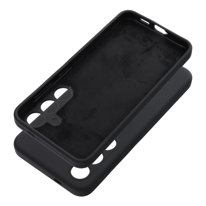 CASE SILICON SAM GALAXY S25 EDGE BLACK