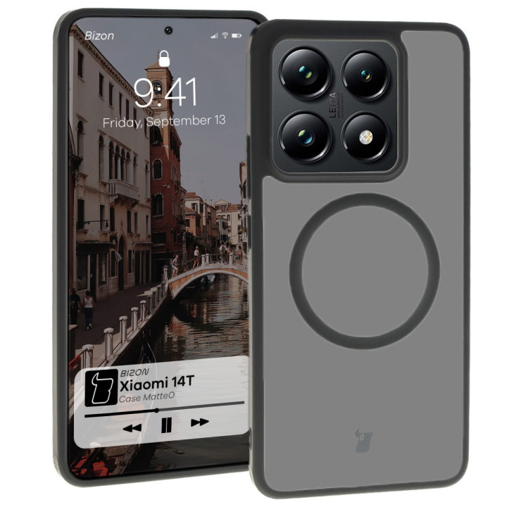 CASE BIZON MATTEO MAGSAFE XIAOMI 14T BLACK