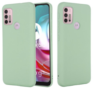 CASE SILICON MOTO G10/G30 GREEN