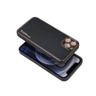 CASE FORCELL LEATHER IPHONE 12 PRO MAX BLACK