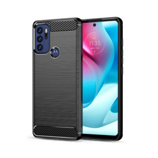 CASE TECH CARBON MOTO G60S BLACK