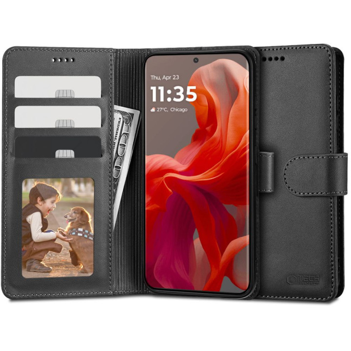 FLIP TECH WALLET MOTO G85 BLACK