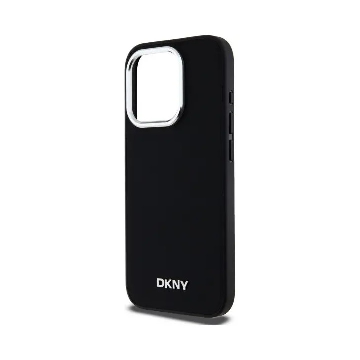 ETUI DKNY LIQUID SILICON IPHONE 15 PRO BLACK