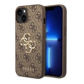 ETUI GUESS 4G SCRIPT IPHONE 13 13 PRO BROWN