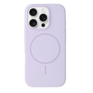 CASE SILICON MAGSAFE IPHONE 16 PURPLE