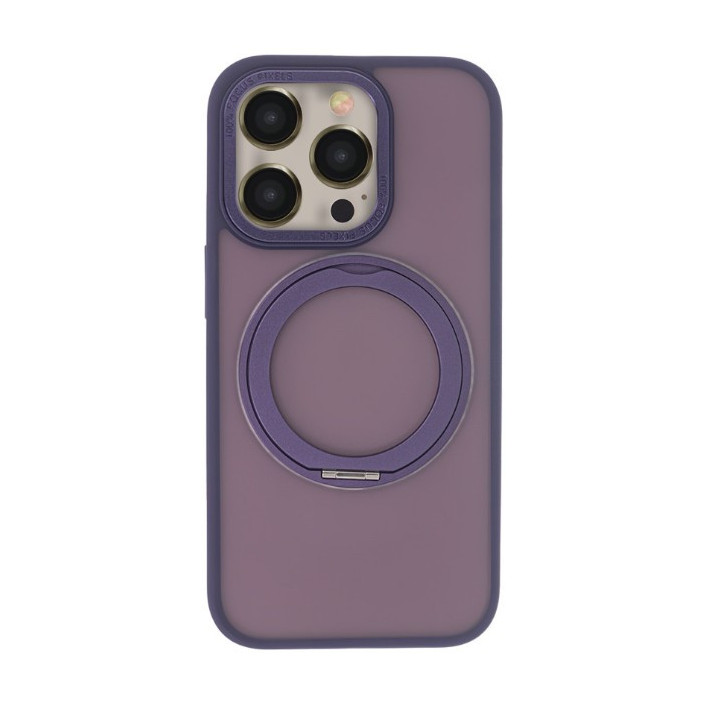 CASE SILICON MAGSAFE IPHONE 15 PRO PURPLE