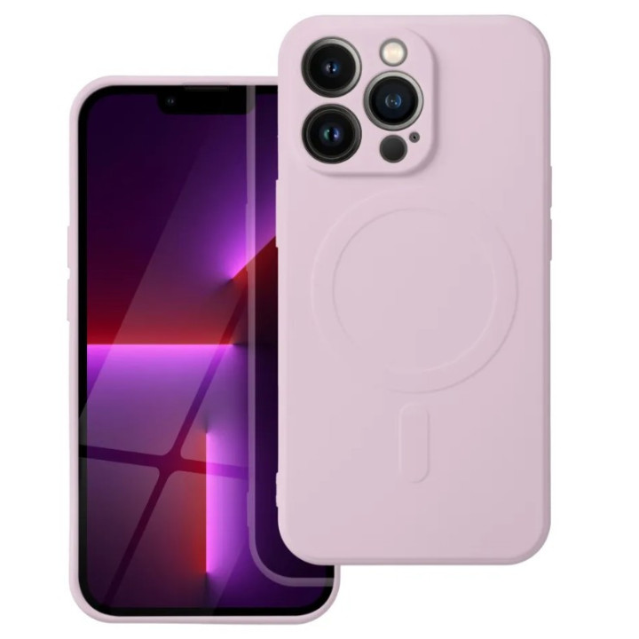 CASE SILICON MAGSAFE IPHONE 15 PLUS PINK