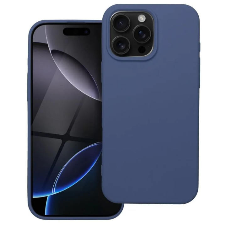 CASE SILICON IPHONE 16 PRO MAX BLUE