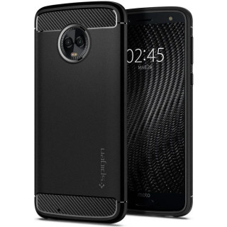 ETUI SPIGEN RUGGED ARMOR MOTO G6 PLUS BLACK
