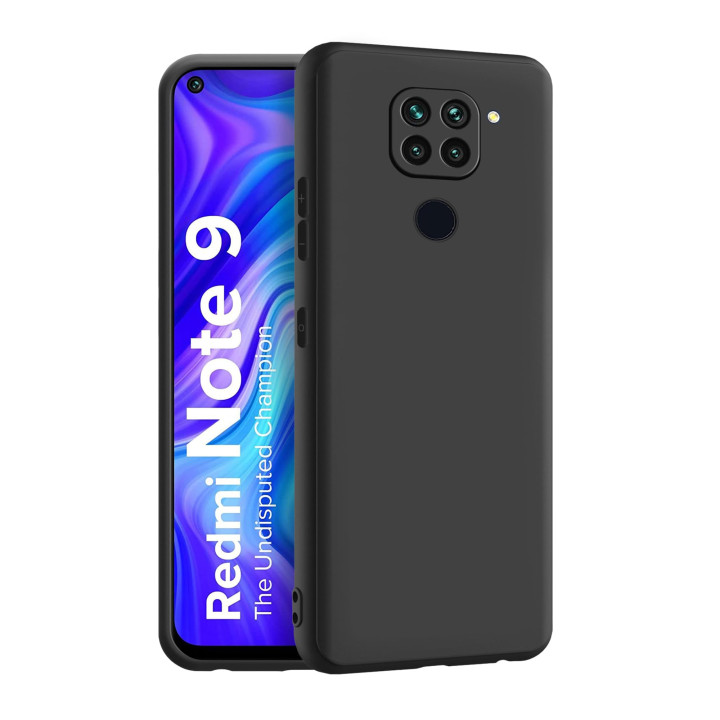 CASE LENS SILICON XIAOMI REDMI NOTE 9 BLACK