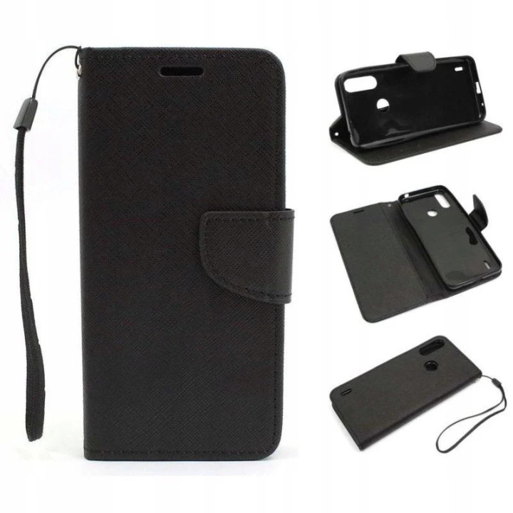 FANCY DIARY MOTO E7 BLACK