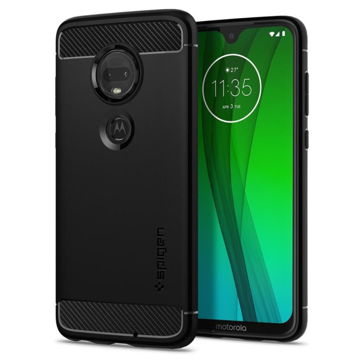 ETUI SPIGEN MOTO G7 G7 PLUS BLACK