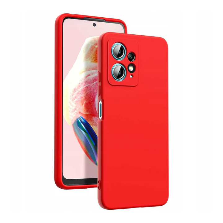 CASE SILICON XIAOMI REDMI NOTE 12 4G RED