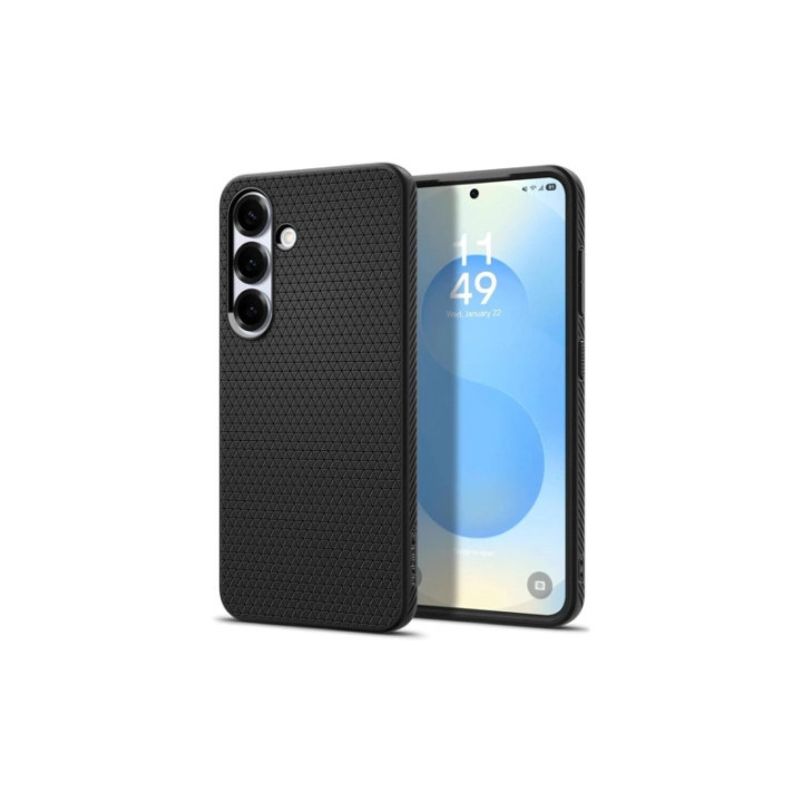 ETUI SPIGEN LIQUID AIR SAM A8 2018 PLUS BLACK