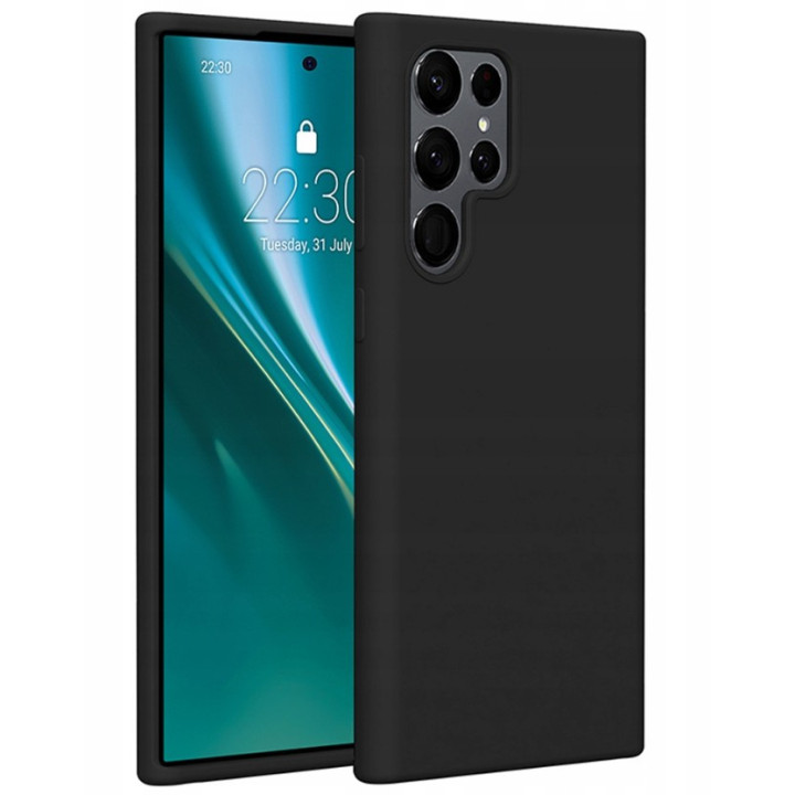 CASE SILICON SAM GALAXY S22 ULTRA BLACK