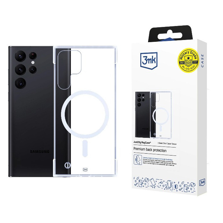 CASE 3MK JUST20G MAGCASE SAM GALAXY S22 ULTRA BLAC