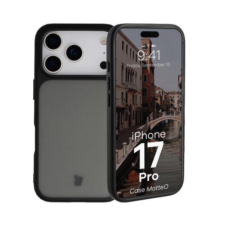 CASE BIZON ANGELO IPHONE 17 PRO BLACK
