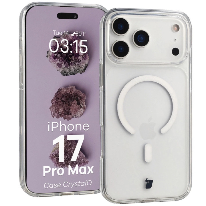 CASE BIZON MATTEO MAG IPHONE 17 PRO MAX CLEAR