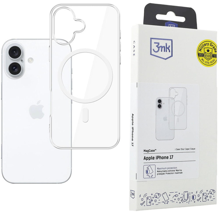 3MK MAGCASE IPHONE 17 CLEAR