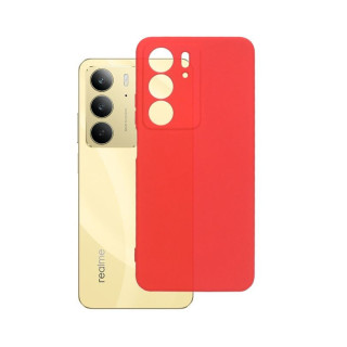 CASE SILICON REALME 14X RED