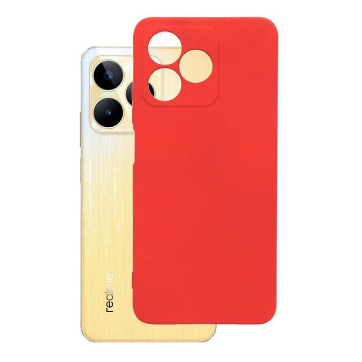 CASE SILICON REALME C53 RED